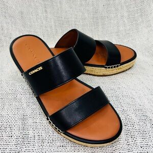 Coach Black Women's Slide Sandals